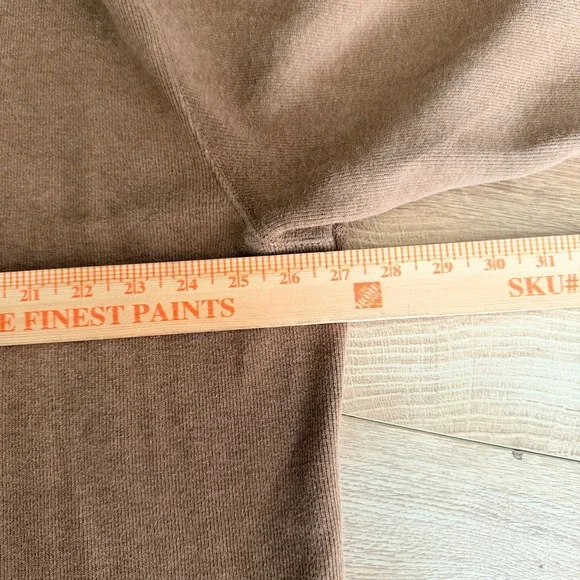 Polo Ralph Lauren 1/4 Zip Pullover Mens XLT Brown Cotton Ribbed Sweater - Picture 6 of 7